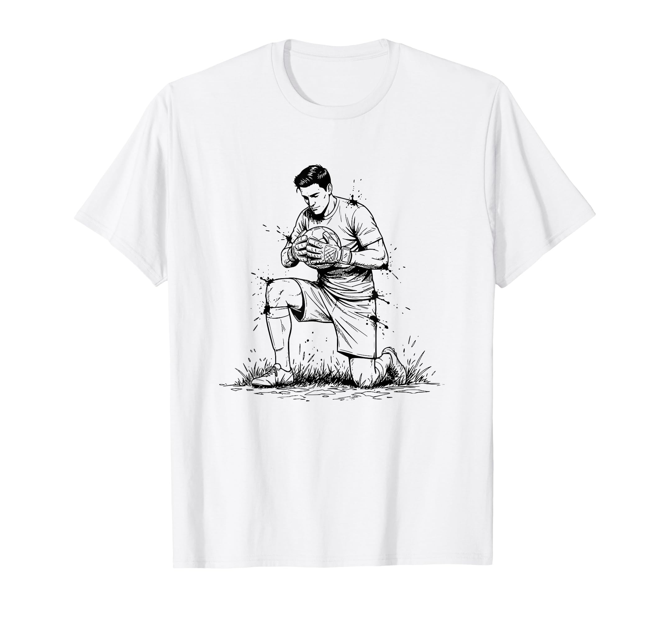 Soccer Goalkeeper Goalie Mens T-Shirt - Novelty Apparel for Adults - T-Shirt, Sweatshirt, Hoodie