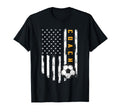 Soccer Coach American Flag Funny T-Shirt - Fun Novelty Design for Adults - T-Shirt, Sweatshirt, Hoodie