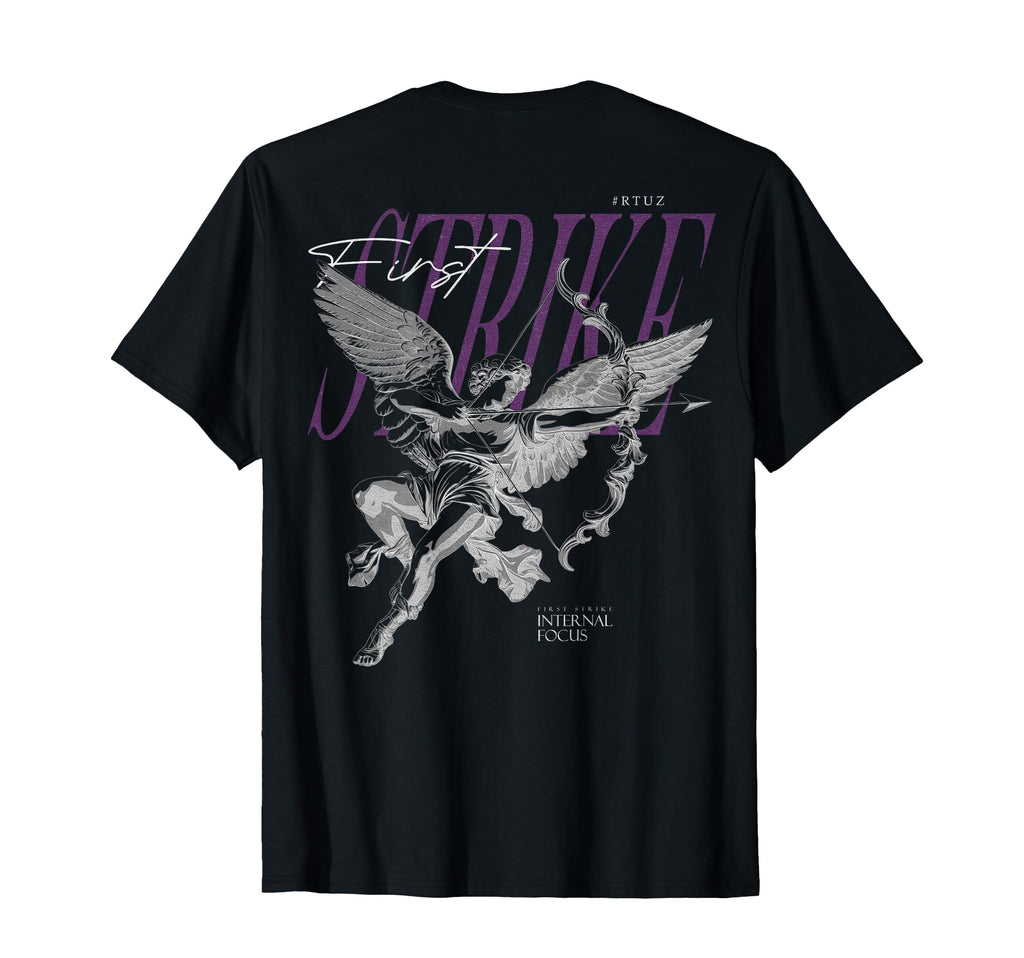Back Y2K Aesthetic Streetwear Angel T-Shirt - Custom Art Print Unisex - T-Shirt, Sweatshirt, Hoodie