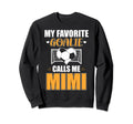 My Favorite Goalie Calls Me Mimi Soccer Sweatshirt - Unique Graphic Unisex - T-Shirt, Sweatshirt, Hoodie