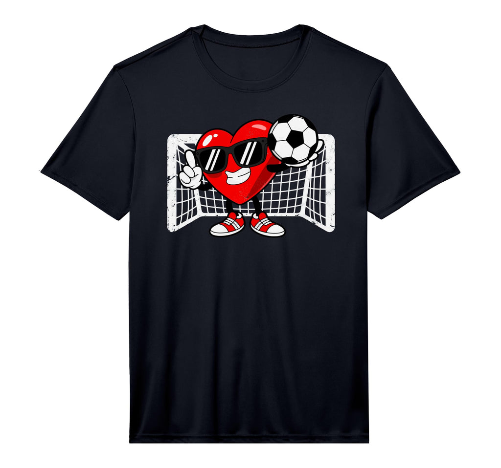 Valentine Soccer Heart Football T-Shirt - Streetwear Style for Adults - T-Shirt, Sweatshirt, Hoodie