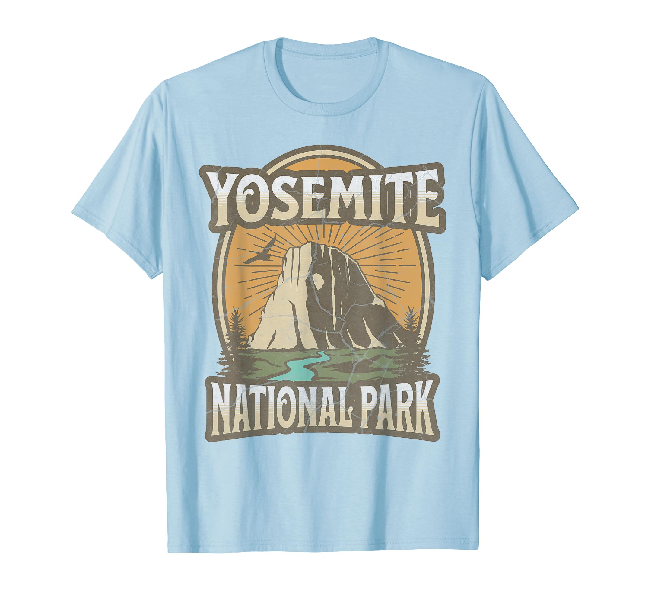 Yosemite National Park California Usa Sweatshirt - Minimalist Print Unisex - T-Shirt, Sweatshirt, Hoodie