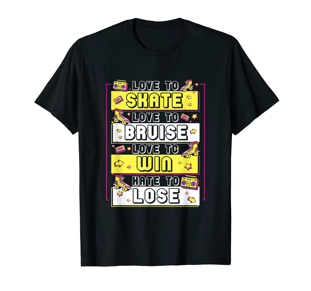 Quad Skating Groovy 80S 90S Skates T-Shirt - Aesthetic Graphic Unisex - T-Shirt, Sweatshirt, Hoodie