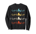 Roller Skate Heartbeat Skater Sweatshirt - Casual Everyday Wear for Adults - T-Shirt, Sweatshirt, Hoodie