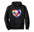 Tie Dye Soccer Ball Heart Mom Fan Parent Hoodie - Unique Graphic Unisex - T-Shirt, Sweatshirt, Hoodie