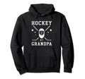 Hockey Grandpa Winter Sport Goalie Hoodie - Aesthetic Graphic Unisex - T-Shirt, Sweatshirt, Hoodie