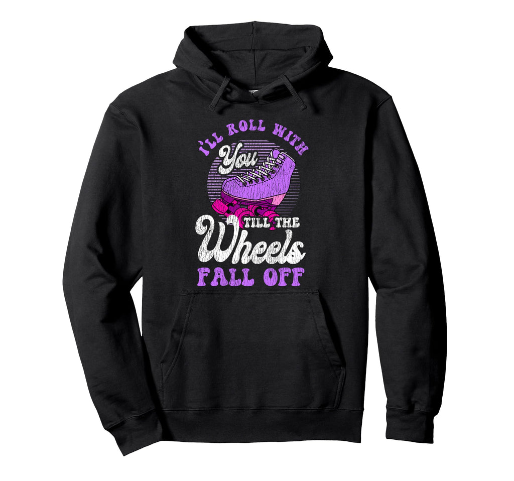 Roller Skating Skate 1970S Hoodie - Minimalist Print Unisex - T-Shirt, Sweatshirt, Hoodie
