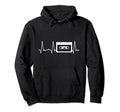 Heartbeat Cassette Tape Hoodie - Custom Art Print Unisex - T-Shirt, Sweatshirt, Hoodie