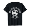Atlantic County Soccer Distressed 90S T-Shirt - Fun Novelty Design Unisex - T-Shirt, Sweatshirt, Hoodie