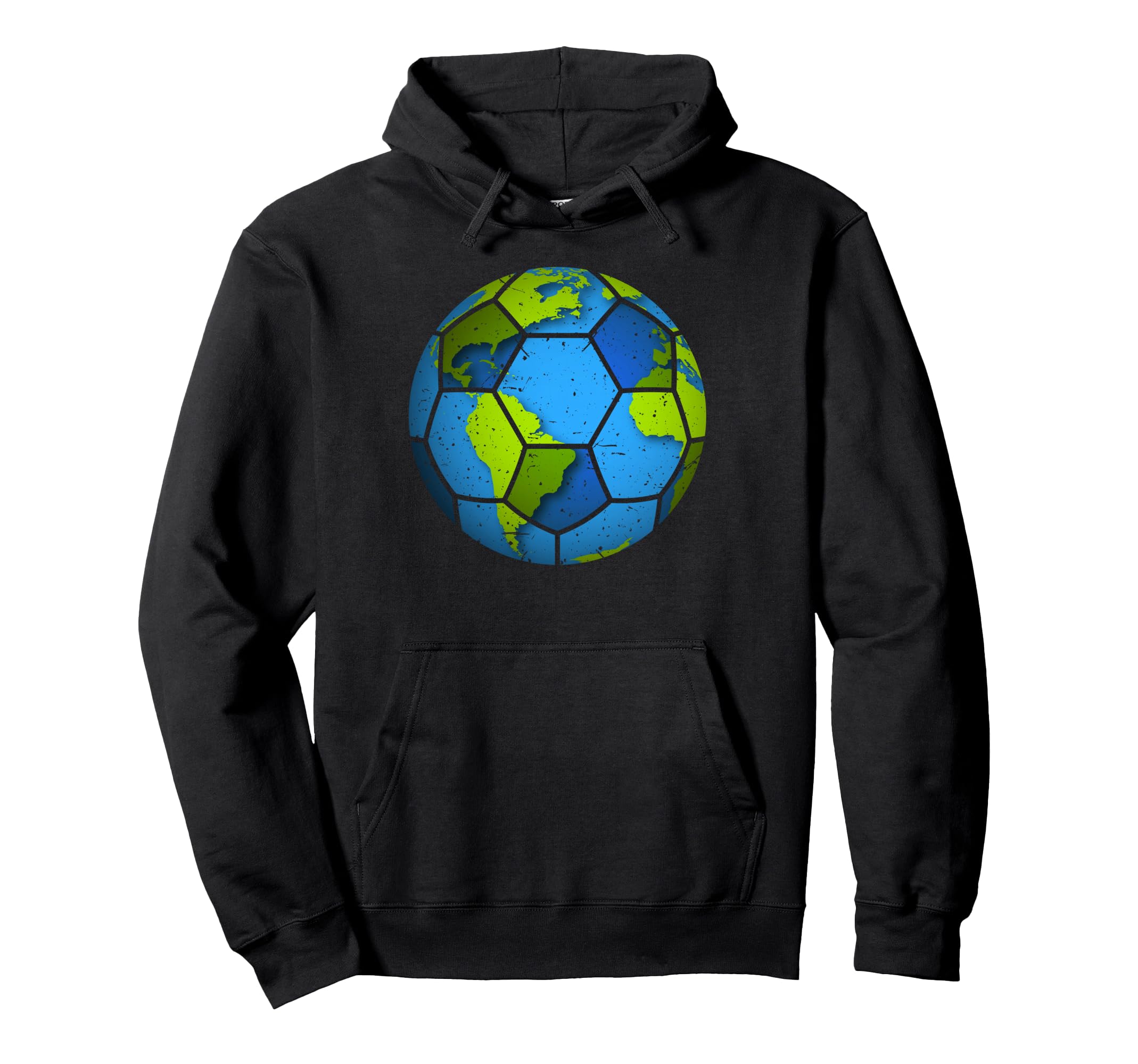 Earth Soccer Ball Earth Day Favors Hoodie - Unique Graphic for Adults - T-Shirt, Sweatshirt, Hoodie