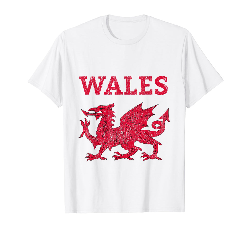 Red Dragon Wales Soccer Jersey T-Shirt - Streetwear Style for Adults - T-Shirt, Sweatshirt, Hoodie