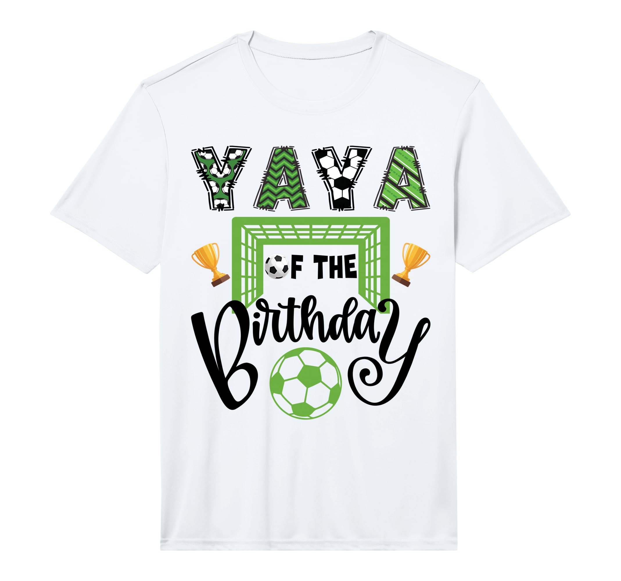 Yaya Birthday Soccer Player Bday Party T-Shirt - Trendy Graphic Men Women - T-Shirt, Sweatshirt, Hoodie