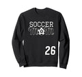 Number 26 Soccer Mom Mothers Sweatshirt - Casual Everyday Wear for Adults - T-Shirt, Sweatshirt, Hoodie