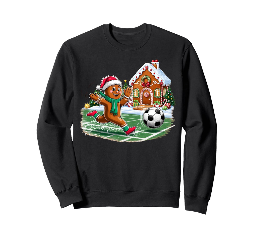 Soccer Gingerbread House Funny Sweatshirt - Streetwear Style Men Women - T-Shirt, Sweatshirt, Hoodie