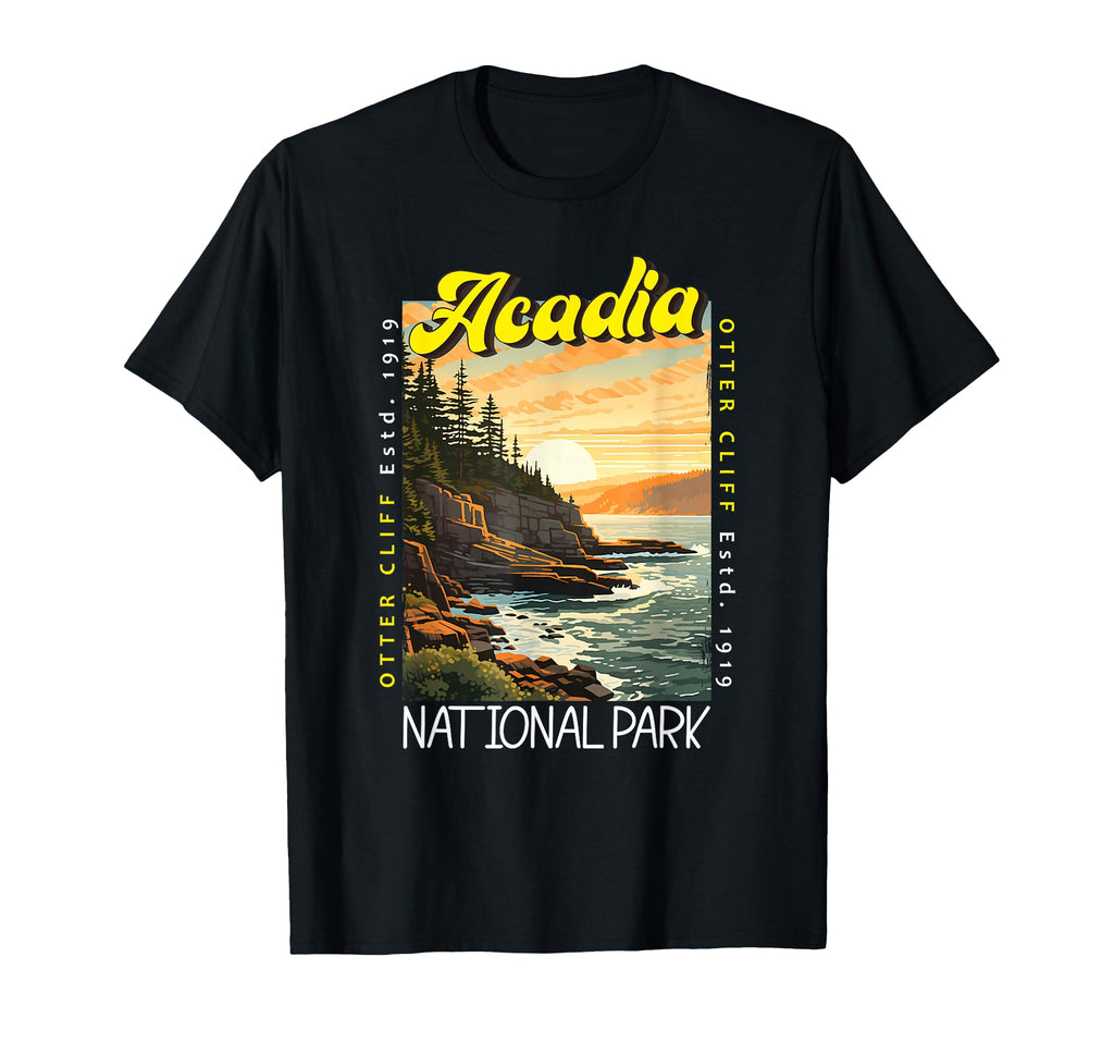 Acadia National Park Otter Cliff Maine T-Shirt - Graphic Print for Adults - T-Shirt, Sweatshirt, Hoodie