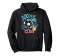 Soccer Moms Club Game Day Sports Hoodie - Casual Everyday Wear Unisex - T-Shirt, Sweatshirt, Hoodie