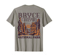 Bryce Canyon National Park Back T-Shirt - Unique Graphic for Adults - T-Shirt, Sweatshirt, Hoodie