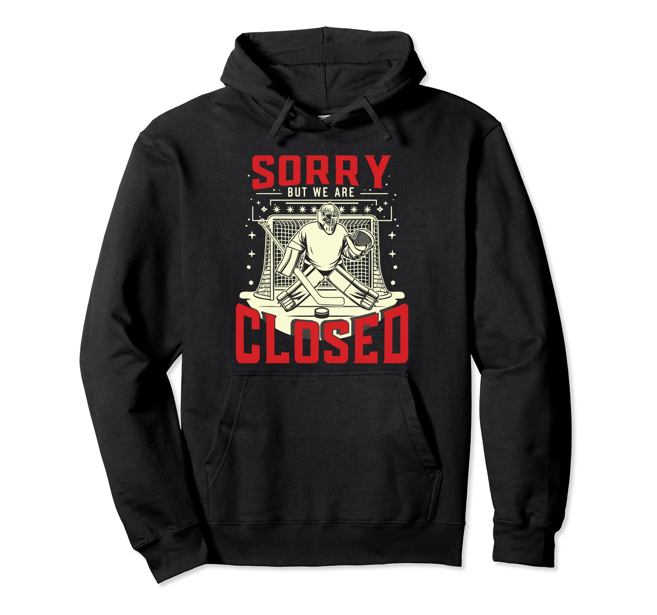 Goaltender Goalie Ice Hockey Hoodie - Casual Everyday Wear Unisex - T-Shirt, Sweatshirt, Hoodie