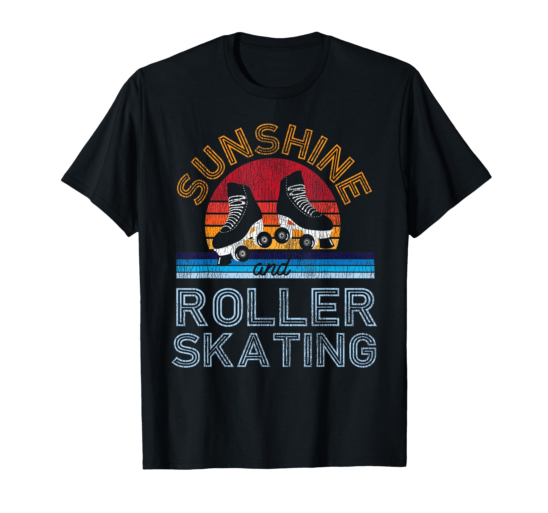Roller Skating Skate 1970S T-Shirt - Novelty Apparel Men Women - T-Shirt, Sweatshirt, Hoodie