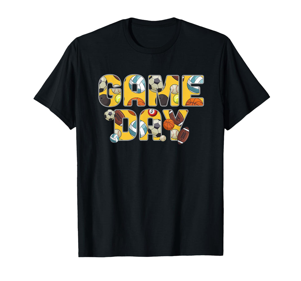 Game Day Sports Soccer Baseball T-Shirt - Custom Art Print for Adults - T-Shirt, Sweatshirt, Hoodie