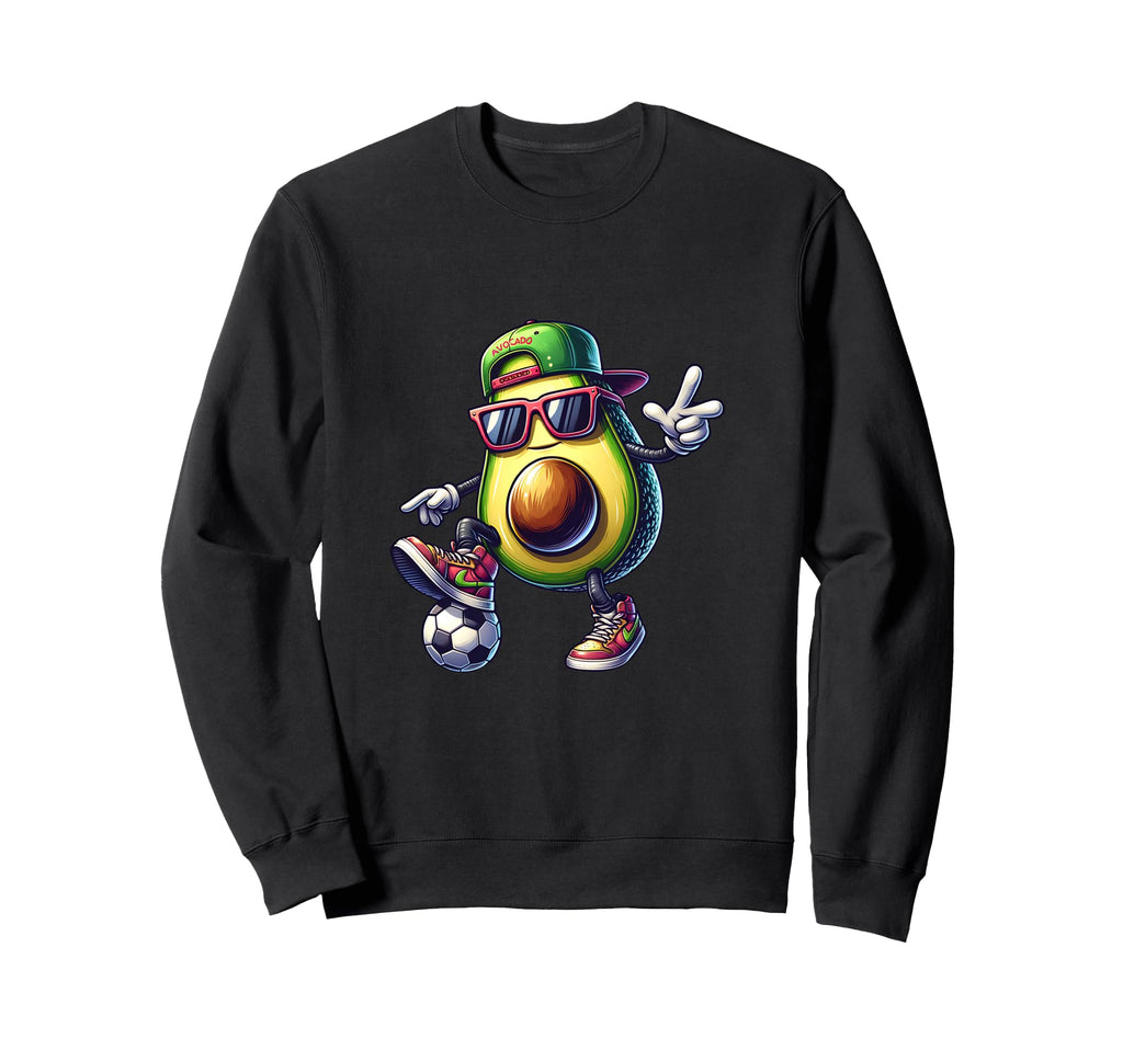 Avocado Soccer Player Urban Street Sweatshirt - Fun Novelty Design Unisex - T-Shirt, Sweatshirt, Hoodie