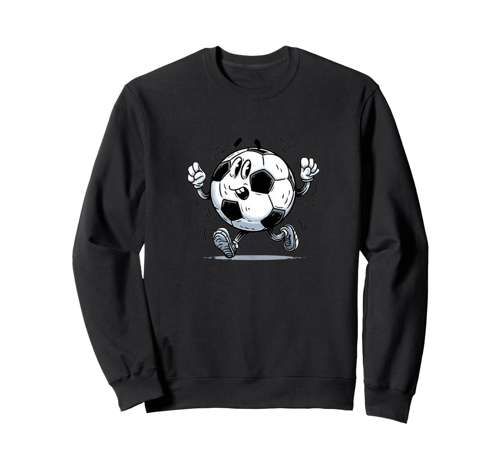 Cartoon Soccer Ball Costume And Sweatshirt - Aesthetic Graphic Men Women - T-Shirt, Sweatshirt, Hoodie