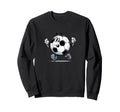 Cartoon Soccer Ball Costume And Sweatshirt - Aesthetic Graphic Men Women - T-Shirt, Sweatshirt, Hoodie