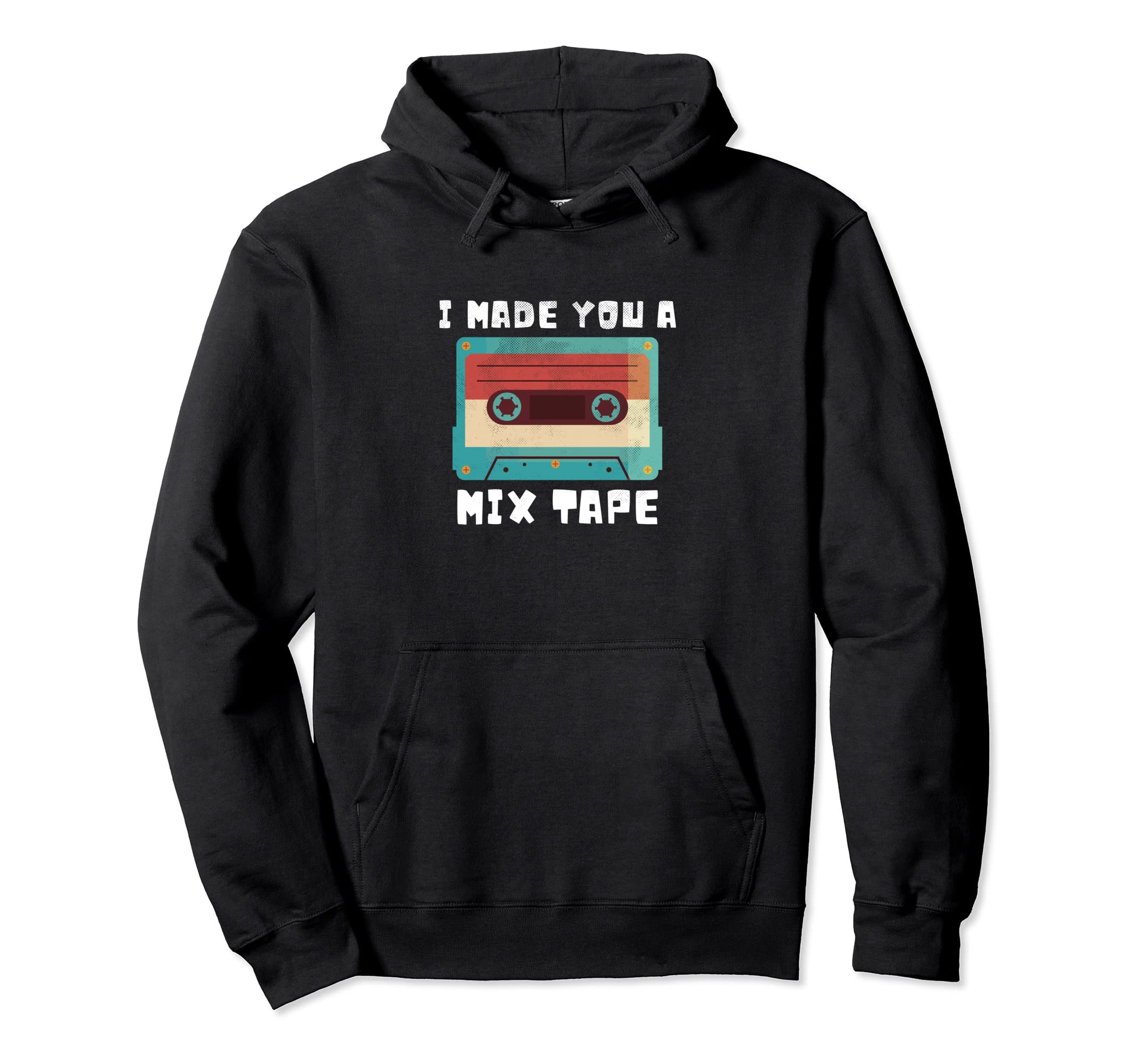 Cassette Dj 80S 90S Old School I Made Hoodie - Fun Novelty Design Unisex - T-Shirt, Sweatshirt, Hoodie