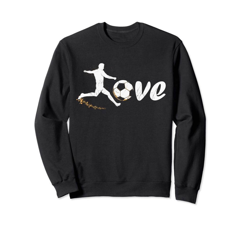 Soccer Love Goalie Distressed Sweatshirt - Fun Novelty Design Unisex - T-Shirt, Sweatshirt, Hoodie