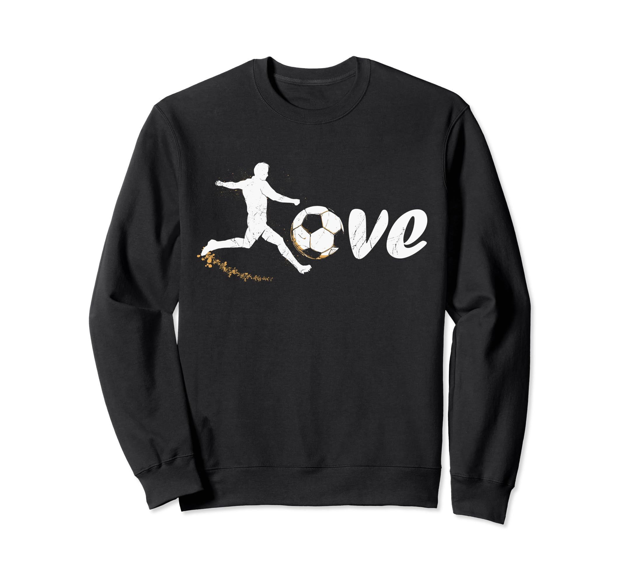 Soccer Love Goalie Distressed Sweatshirt - Fun Novelty Design Unisex - T-Shirt, Sweatshirt, Hoodie