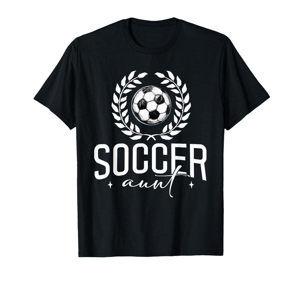 Soccer Aunt Family Matching Soccer Lovers T-Shirt - Minimalist Print Unisex - T-Shirt, Sweatshirt, Hoodie