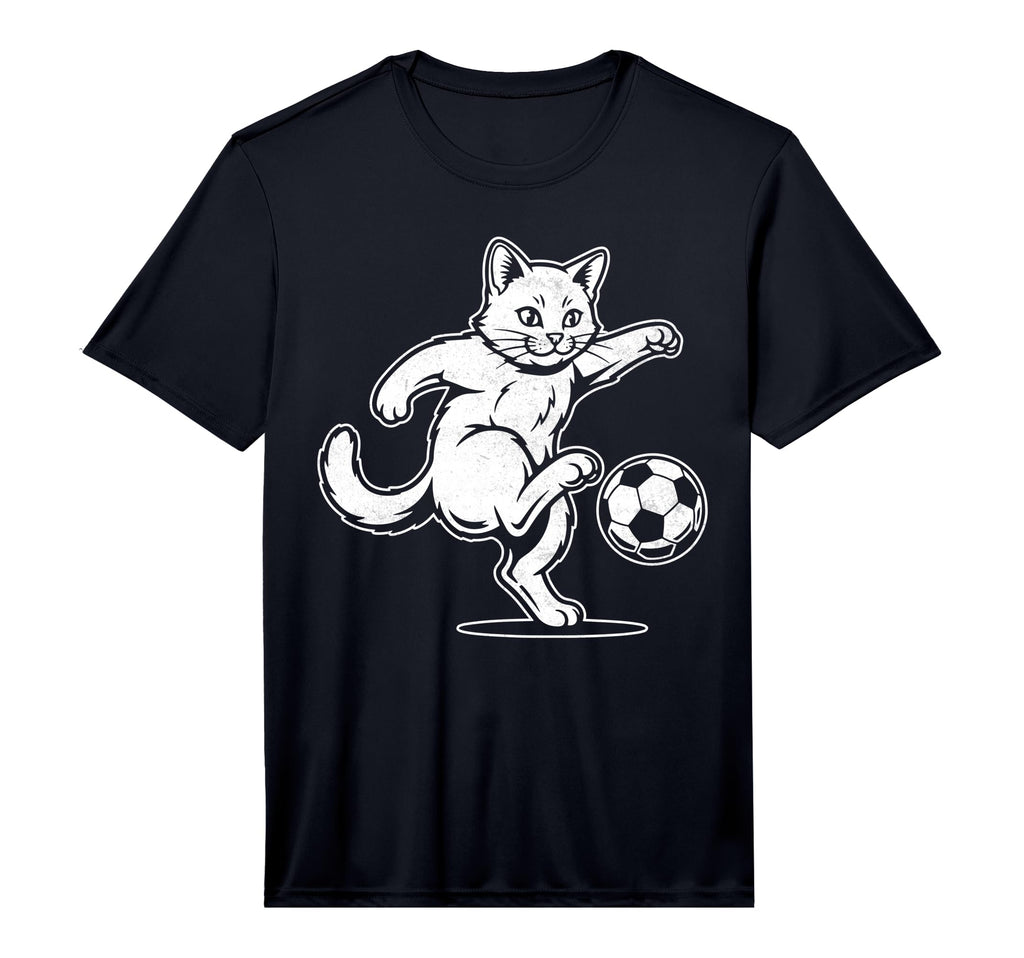 Funny Cat Soccer Ball Soccer Lover T-Shirt - Graphic Print for Adults - T-Shirt, Sweatshirt, Hoodie