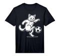 Funny Cat Soccer Ball Soccer Lover T-Shirt - Graphic Print for Adults - T-Shirt, Sweatshirt, Hoodie