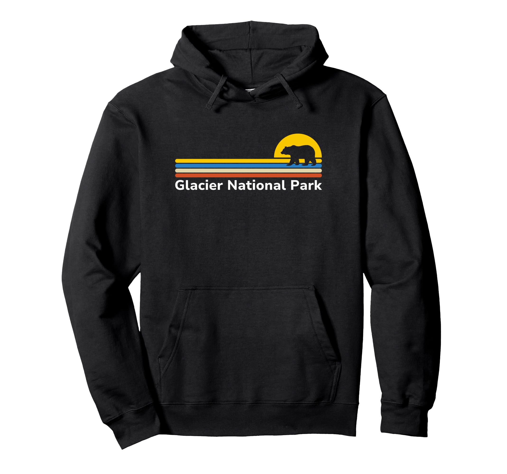 Glacier National Park Souvenirs Hoodie - Streetwear Style for Adults - T-Shirt, Sweatshirt, Hoodie