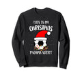 Soccer Goalkeeper Holiday Santa Claus Sweatshirt - Minimalist Print Unisex - T-Shirt, Sweatshirt, Hoodie