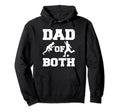 Dad Both Funny Track And Field Soccer Dad Hoodie - Graphic Print Men Women - T-Shirt, Sweatshirt, Hoodie