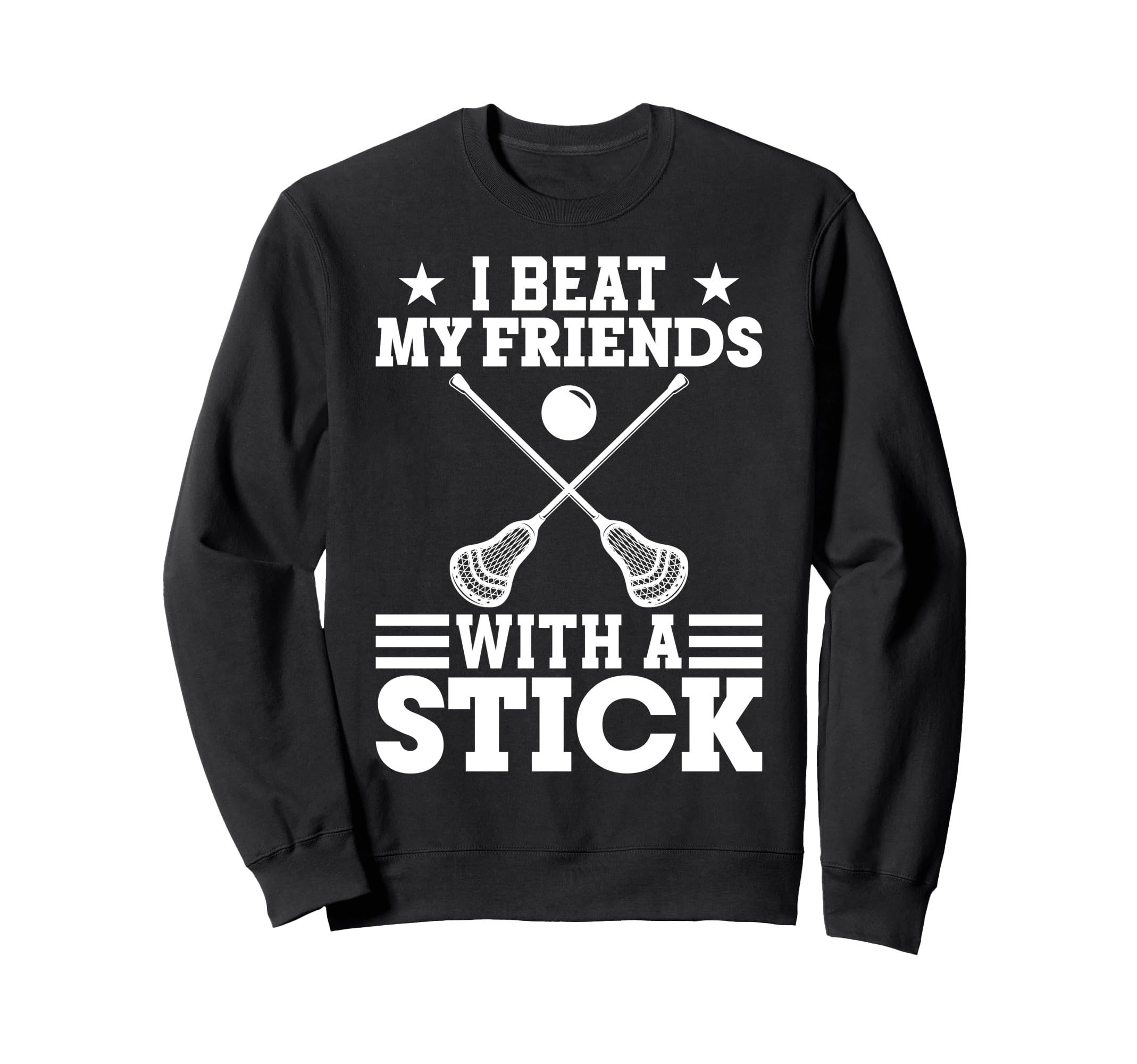 Lacrosse Goalie Sweatshirt - Trendy Graphic Men Women - T-Shirt, Sweatshirt, Hoodie