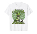This Loves Soccer And Dinosaurs Playing T-Shirt - Graphic Print Unisex - T-Shirt, Sweatshirt, Hoodie