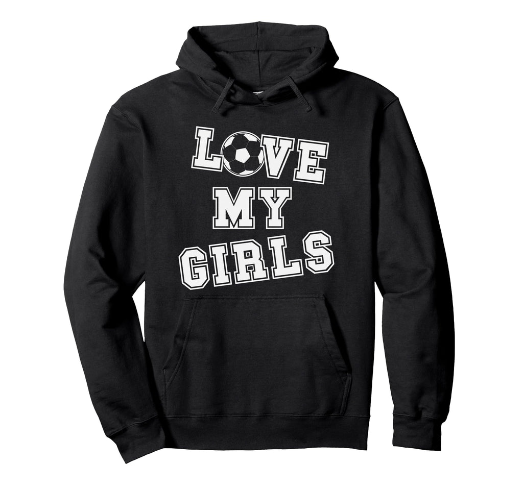 Love My Soccer Mom And Soccer Dad Hoodie - Minimalist Print for Adults - T-Shirt, Sweatshirt, Hoodie