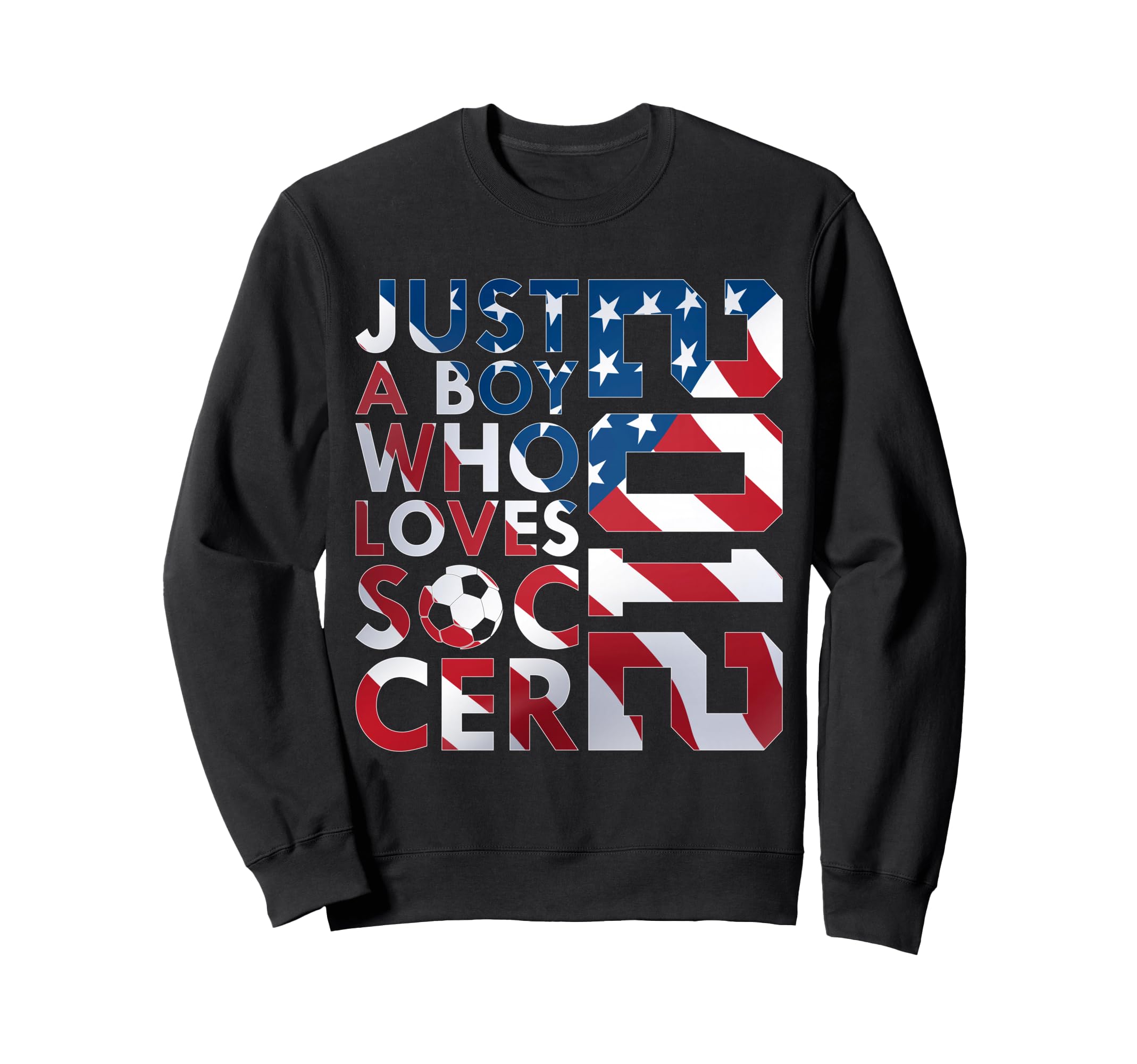 2012 Just Who Loves Soccer Sweatshirt - Casual Everyday Wear Men Women - T-Shirt, Sweatshirt, Hoodie