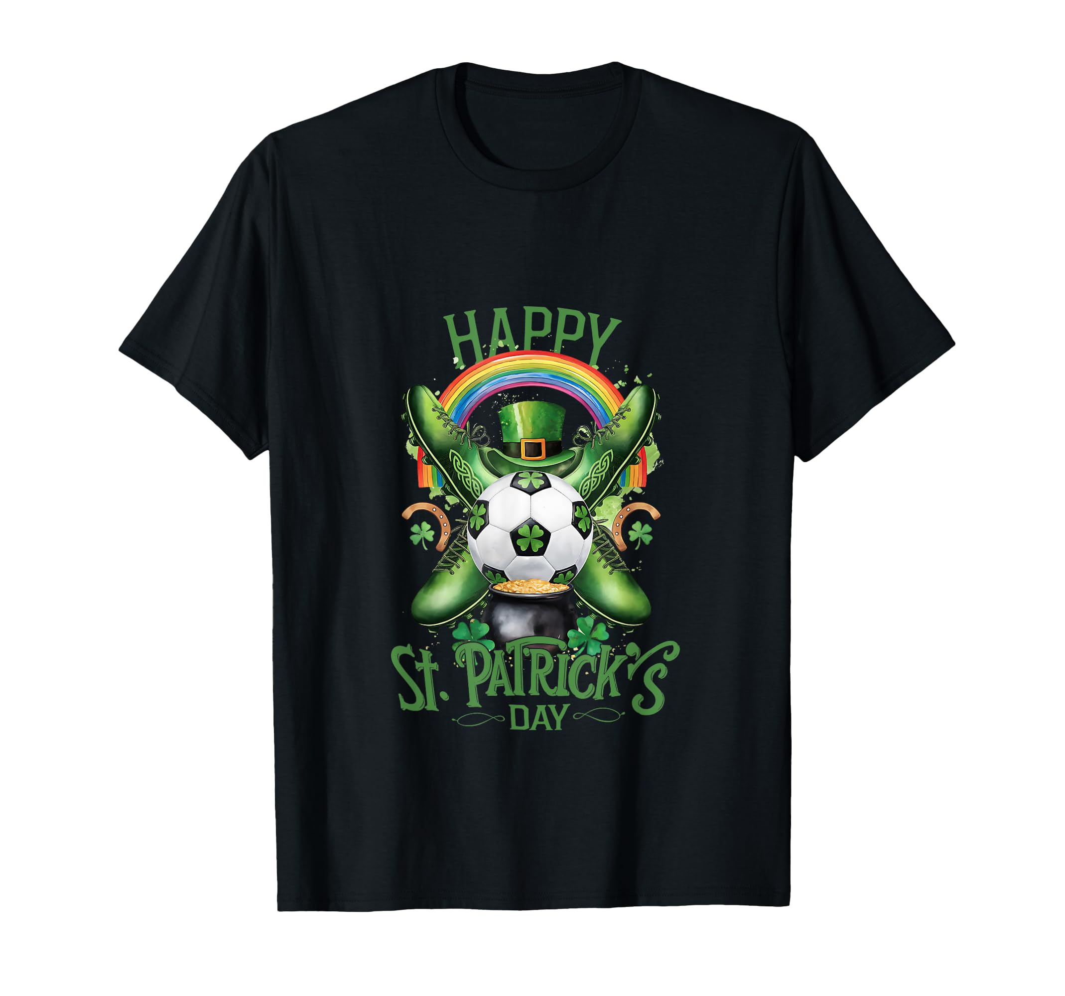 Funny Patricks Day Soccer Costume Four T-Shirt - Unique Graphic Unisex - T-Shirt, Sweatshirt, Hoodie