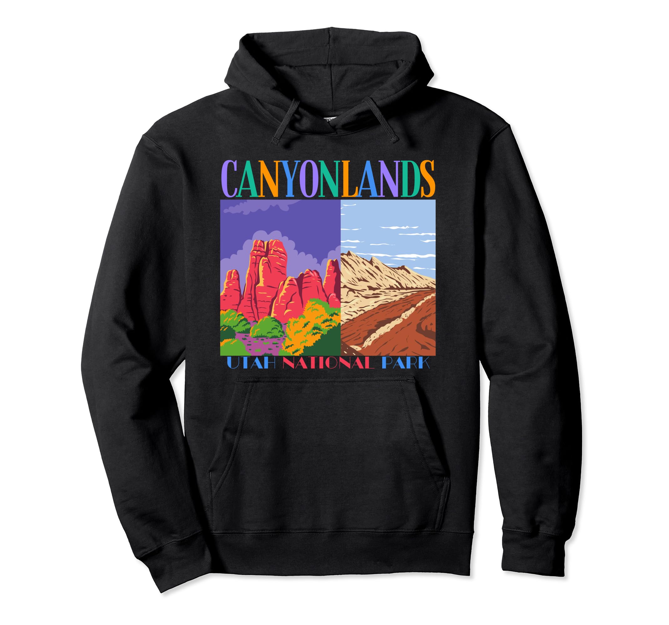 Canyonlands National Park Utah Hoodie - Novelty Apparel for Adults - T-Shirt, Sweatshirt, Hoodie