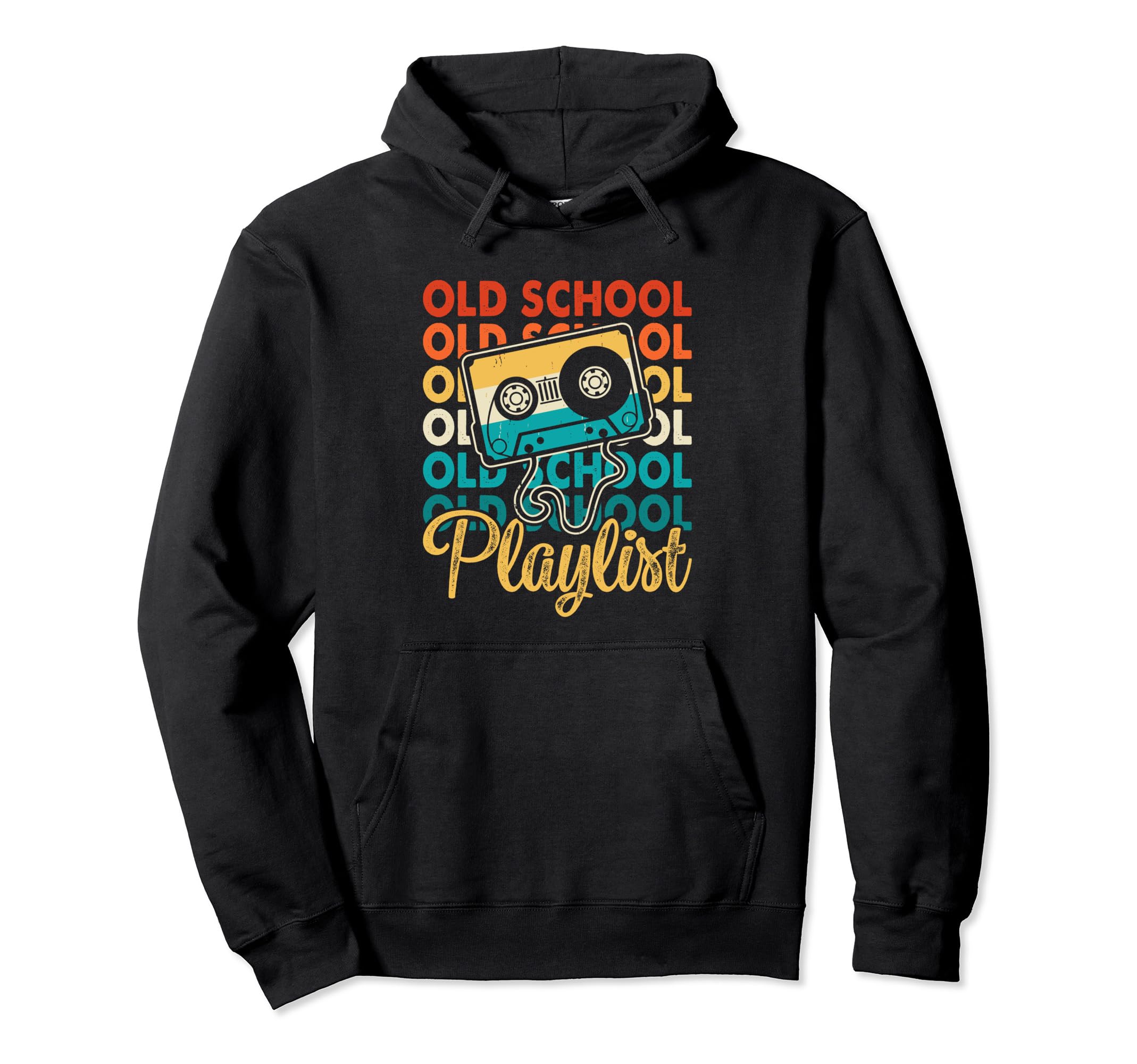 Music Cassette Mixtape Old School Hoodie - Trendy Graphic for Adults - T-Shirt, Sweatshirt, Hoodie
