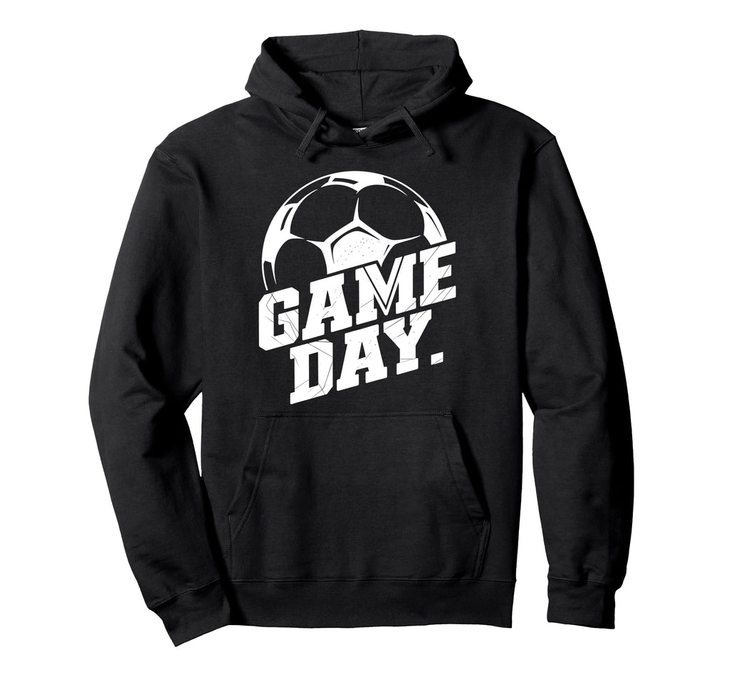 Game Day Soccer Mom Dad Coach Awesome Hoodie - Aesthetic Graphic Men Women - T-Shirt, Sweatshirt, Hoodie