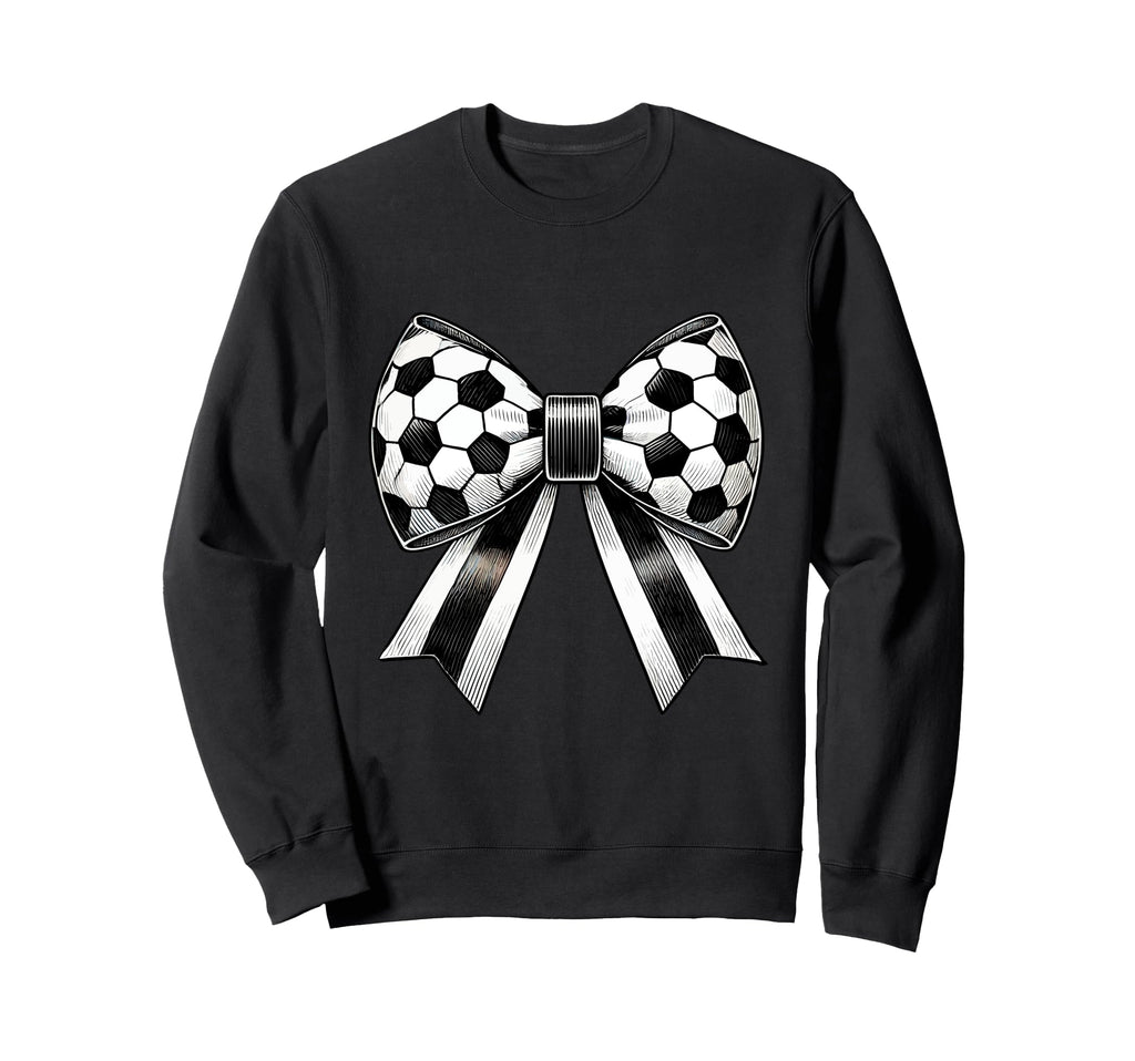 Coquette Soccer Bow Aesthetic Sweatshirt - Streetwear Style Men Women - T-Shirt, Sweatshirt, Hoodie