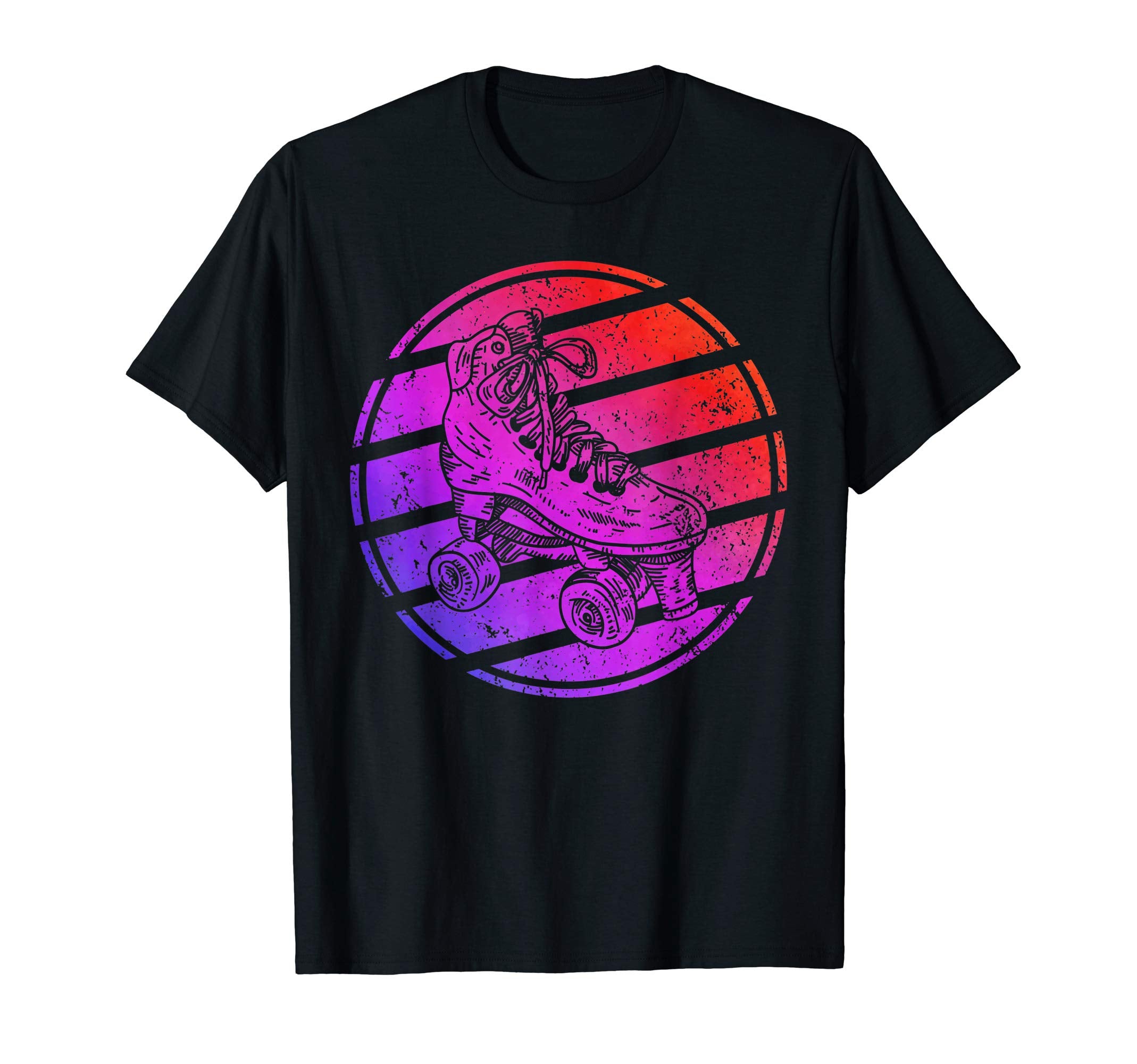 Watercolor Rollerskate 80S 90S Skate T-Shirt - Trendy Graphic Unisex - T-Shirt, Sweatshirt, Hoodie
