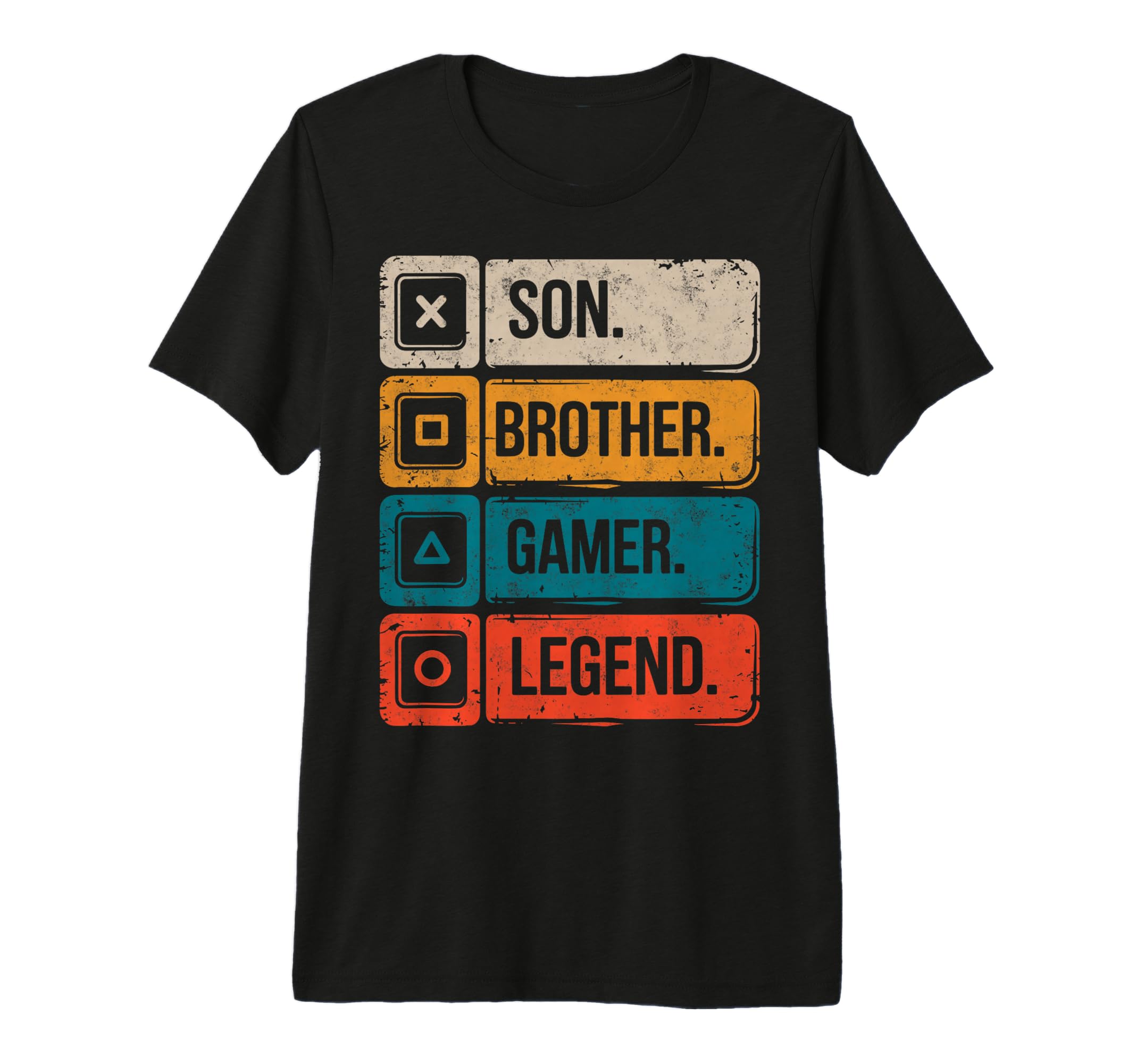 Son Brother Gamer Legend Video Game T-Shirt - Aesthetic Graphic Unisex - T-Shirt, Sweatshirt, Hoodie