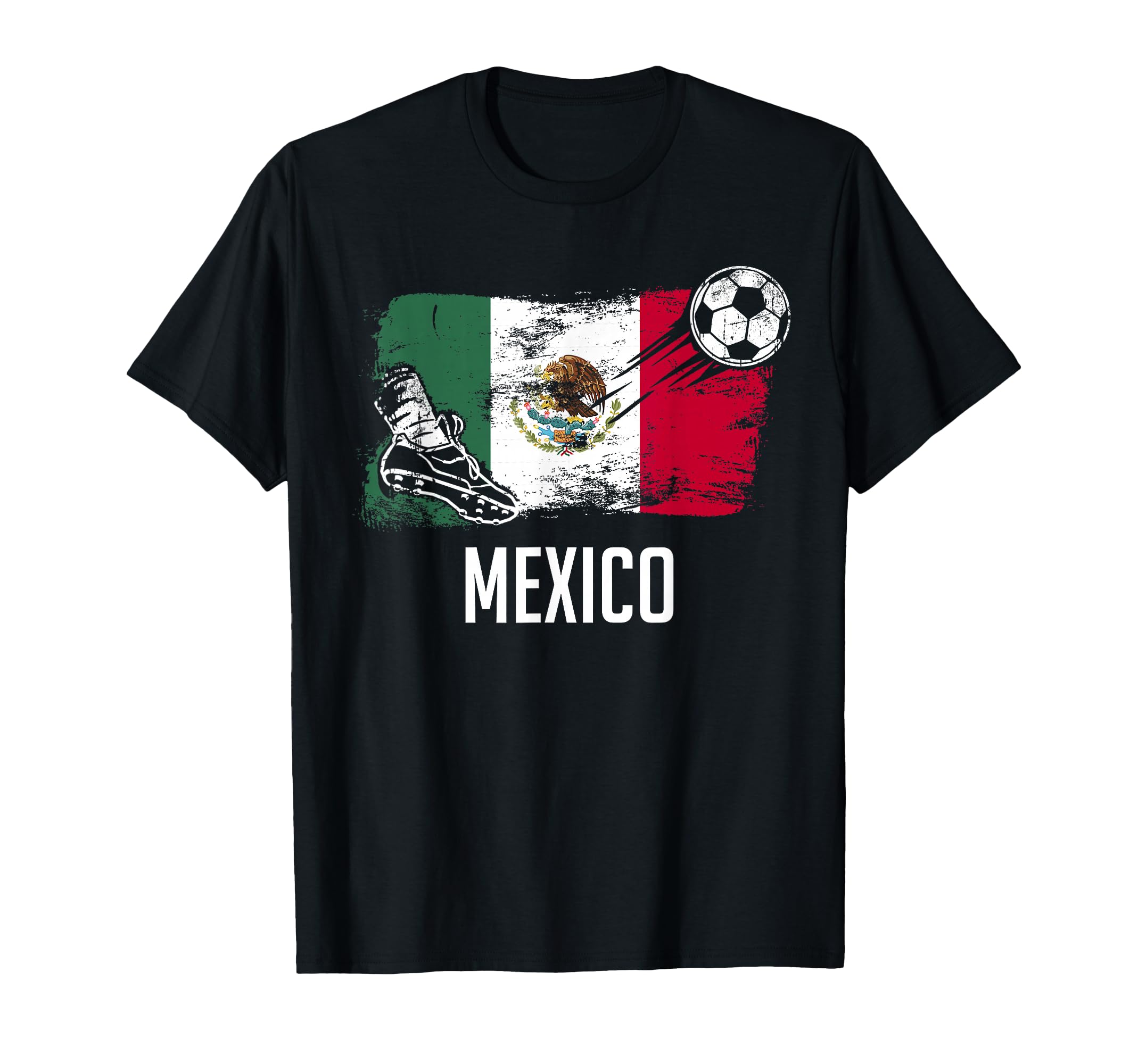 Mexico Flag Mexican Soccer Flag Mexican T-Shirt - Custom Art Print Unisex - T-Shirt, Sweatshirt, Hoodie