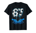 Soccer Number 67 Goalie Gloves Ball T-Shirt - Trendy Graphic for Adults - T-Shirt, Sweatshirt, Hoodie
