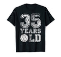 35 Years Old Soccer Sports Birthday T-Shirt - Trendy Graphic Men Women - T-Shirt, Sweatshirt, Hoodie